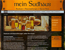 Tablet Screenshot of meinsudhaus.de